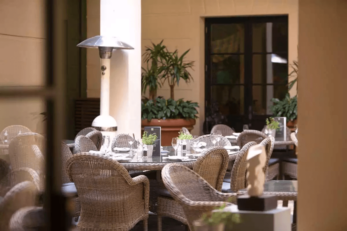 Courtyard at Hotel du Vin Birmingham