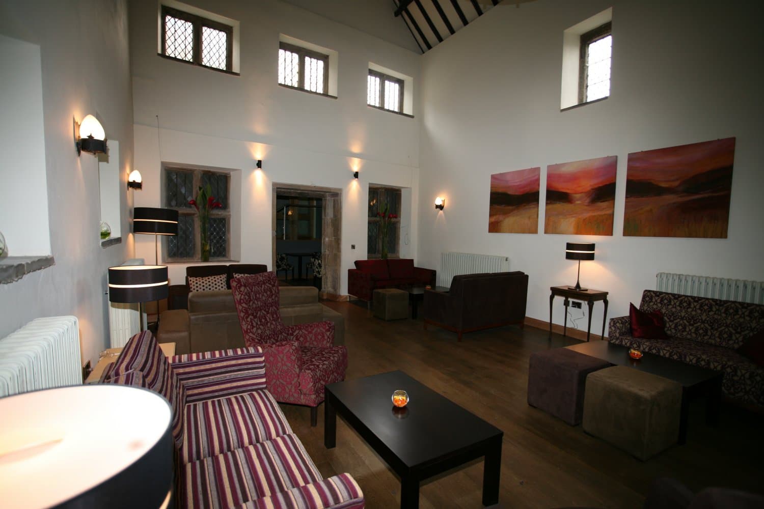 The Old Hall at Mosborough Hall Hotel with high ceilings and comfy seating