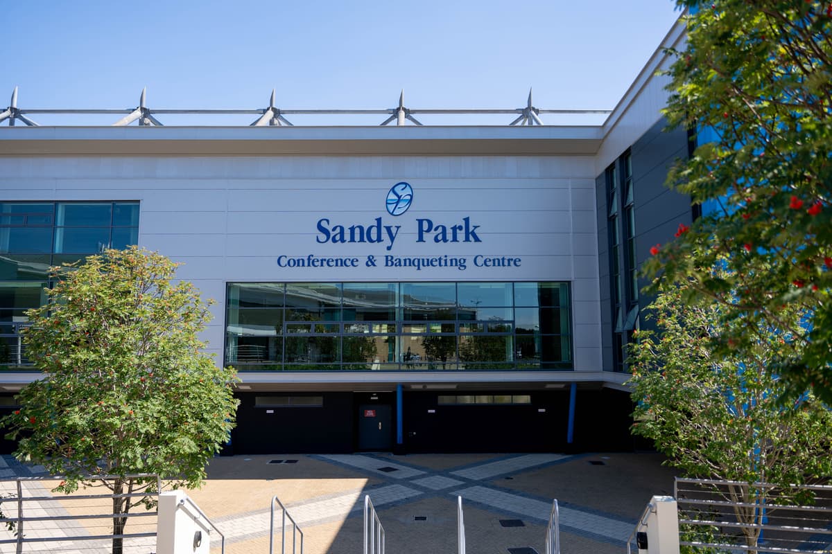 Sandy Park Conference Centre function room