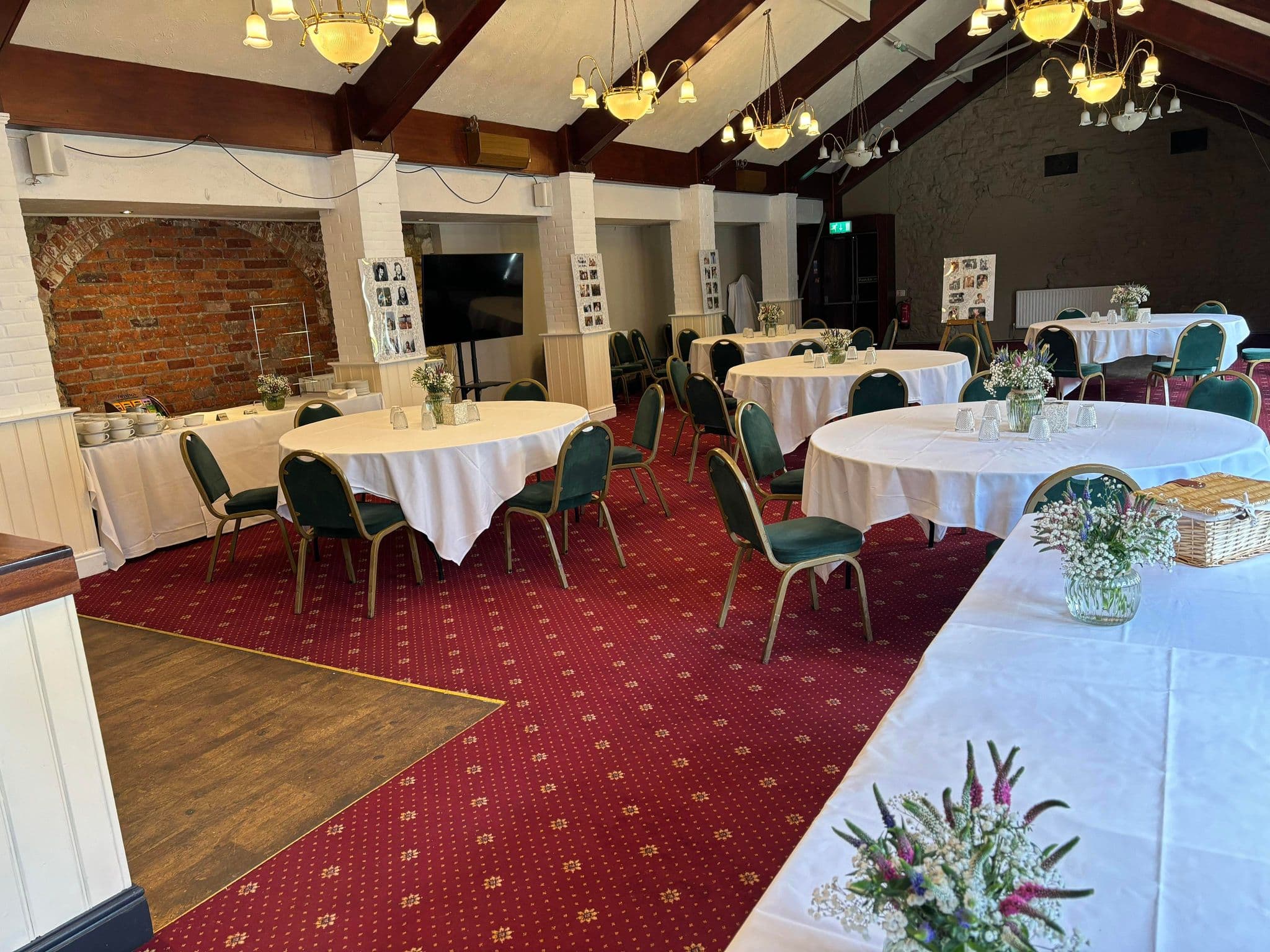 The Cock Hotel function room
